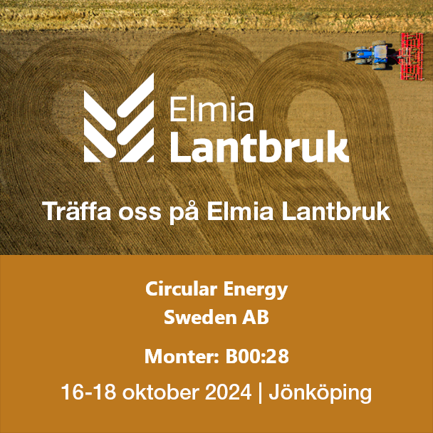 Circular Energy Sweden ställer ut på ELMIA