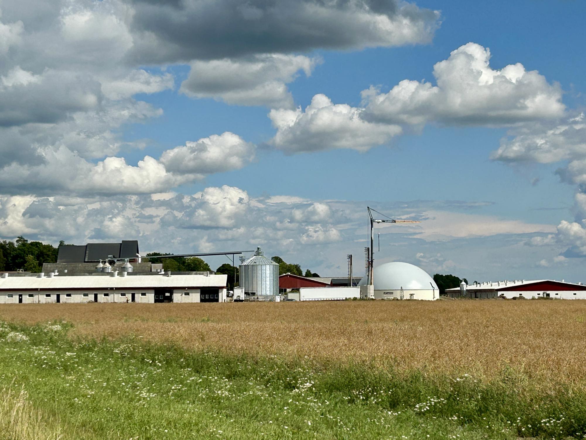 LRF på besök på Mycklinge biogas